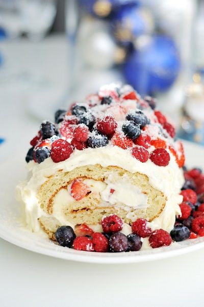 Brazo navideño: un dulce muy esponjoso