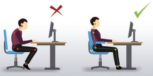 Cómo sentarse adecuadamente en la silla