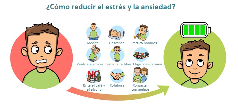 Consejos para reducir el estrés y la ansiedad