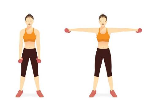 Elevaciones laterales de hombros