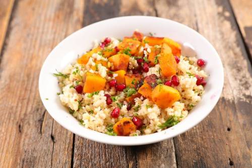 Ensalada de quinoa y calabaza
