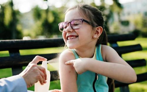 Uso de repelentes para mosquitos