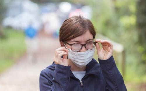 El vaho en las gafas por la mascarilla